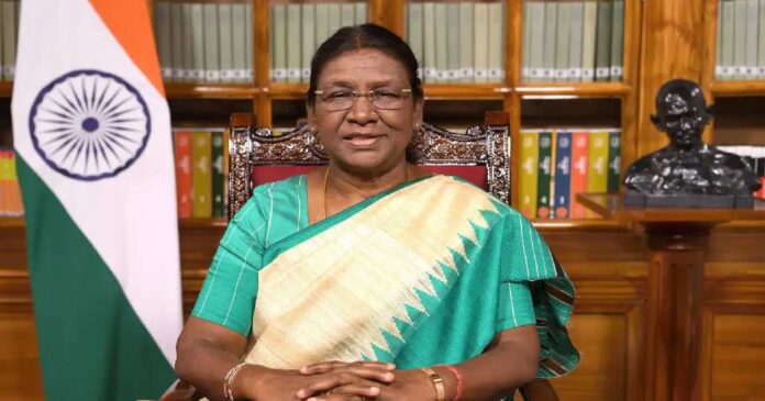 President Draupadi Murmu announced health care for all citizens above 70 years of age